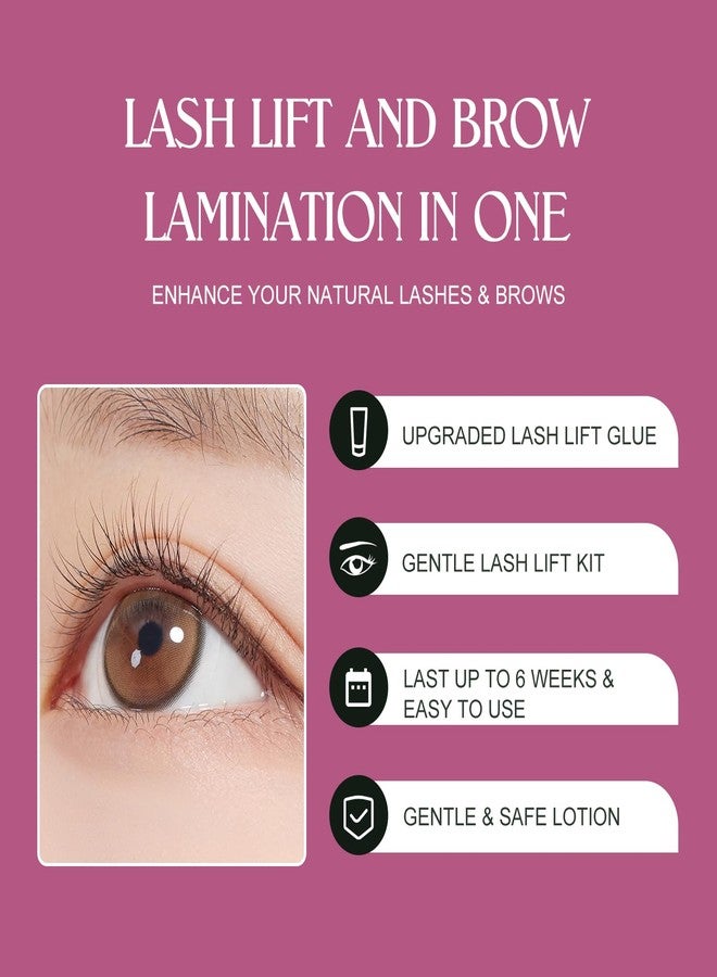 Ecofan Lash & Brow Lift, Professional Lash Lift Kit Natural Ingredient for Long-Lasting Natural Curl & Self Lash Lifting, Brow Lamination Set for Salon-Quality Results at Home - Image 3